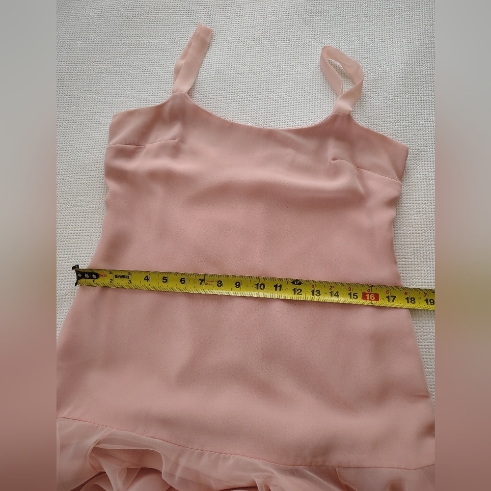 Jack Bryan 1970 Vintage Party Dress Pink Size 14 - Picture 9 of 12
